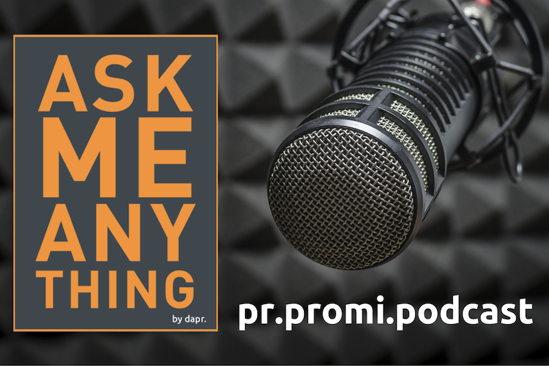 Ask me anything als Podcast_dapr