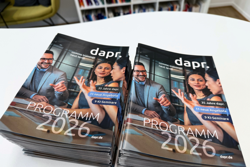 dapr-Programm 2026 mit neun KI-Seminaren veröffentlicht